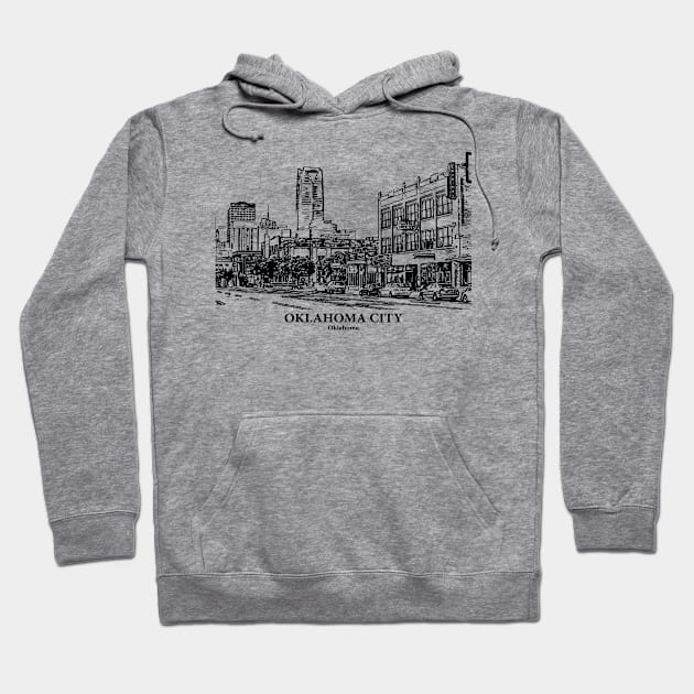 Oklahoma City - Oklahoma Hoodie by Lakeric